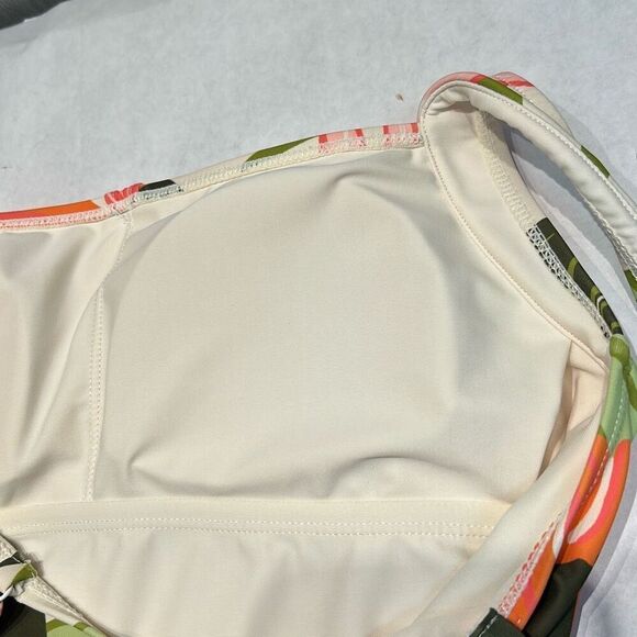 NEW Social Standard by Sanctuary Womens Button Front One-Piece Swimsuit Sz Large - Picture 8 of 10